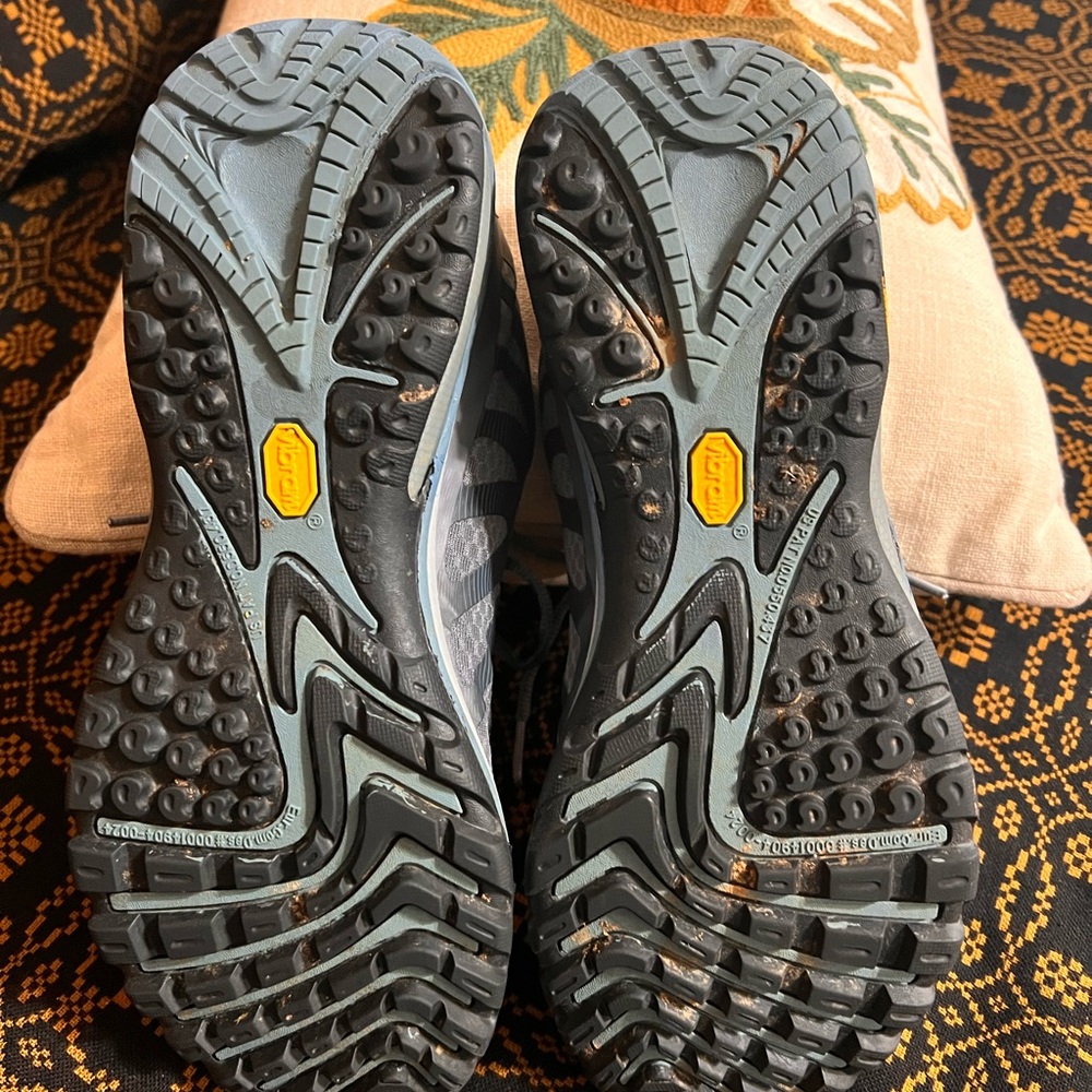 Merrell Gray Blue Sneakers Size 9.5W - Picture 5 of 7